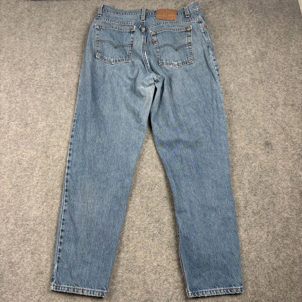 Vintage 80s Levis 551 Jeans Womens 14 MED Light Wash Relaxed Tapered Made in USA - Picture 9 of 15